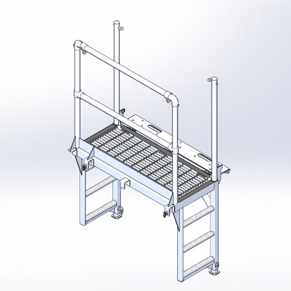 Aluminum Side Access Work Platform – Wulfs Custom Welding