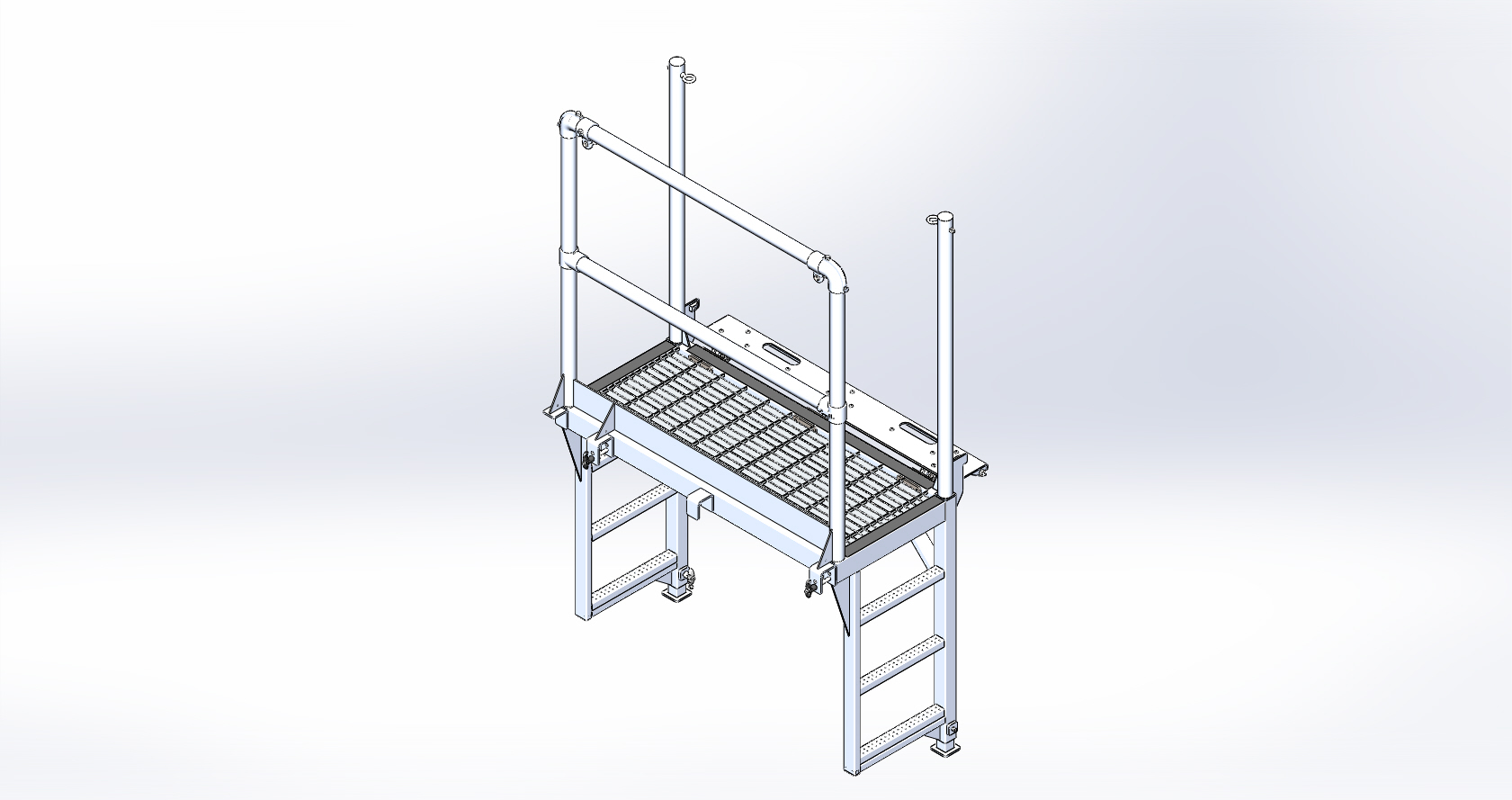 Aluminum Side Access Work Platform – Wulfs Custom Welding