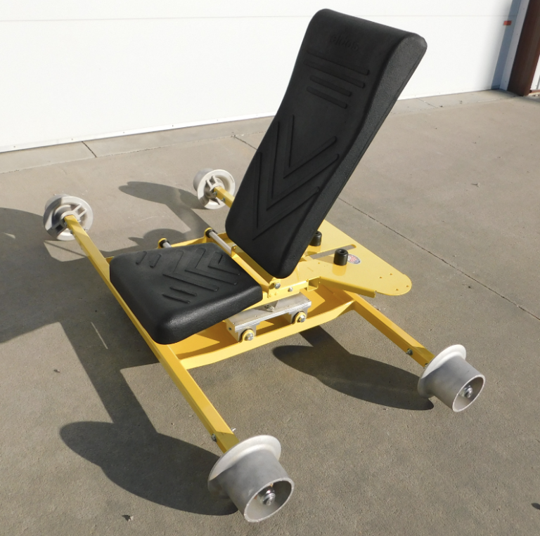 Rail Wheel Mounted Ergonomic Swivel Chair – Wulfs Custom Welding